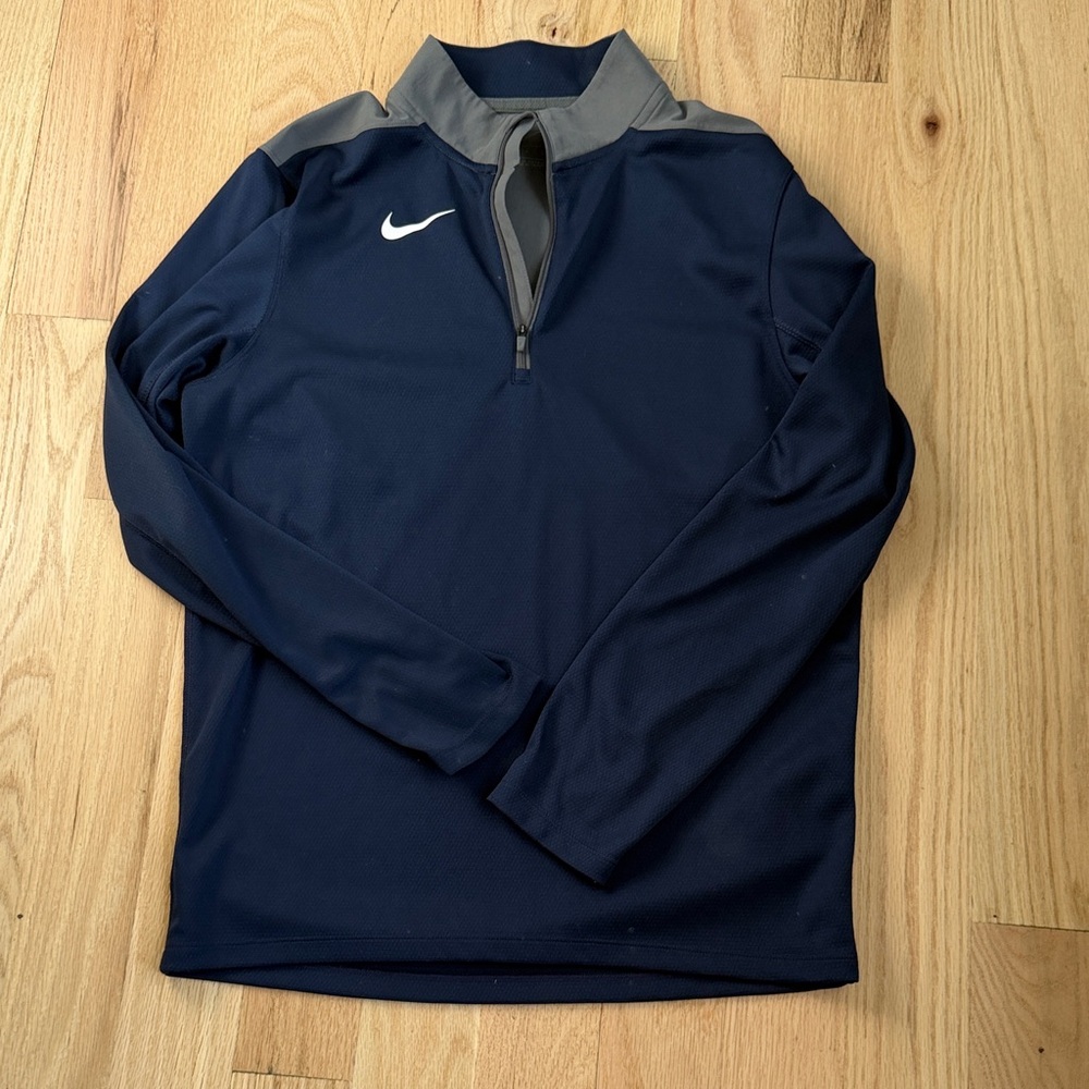 Nike Men's Blue and Gray Performance Jacket